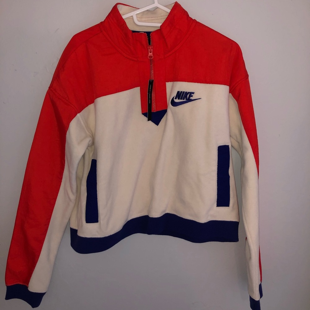 Nike Crop Top Sweater Zip Up